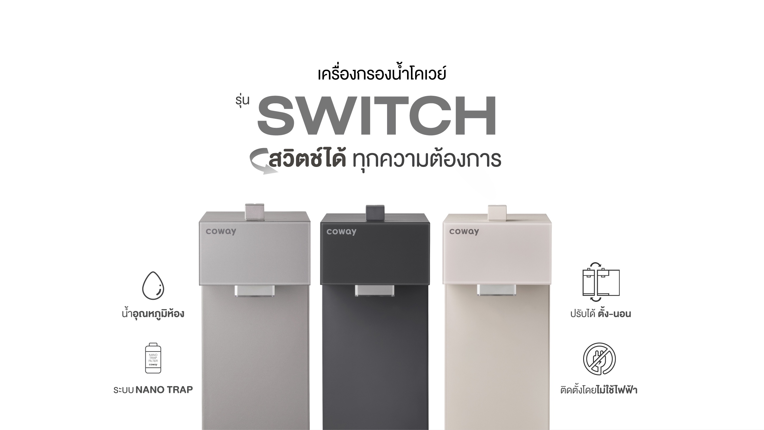 เครื่องกรองน้ำ Coway โคเวย์ Switch สวิทช์ P-2200N